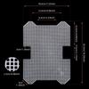 5pc Small Knitting &Weaving Plastic Mesh Sheet, DIY White Mold Stencil Accessories, Easy To Weave Bag, Perfect Creative DIY Gift