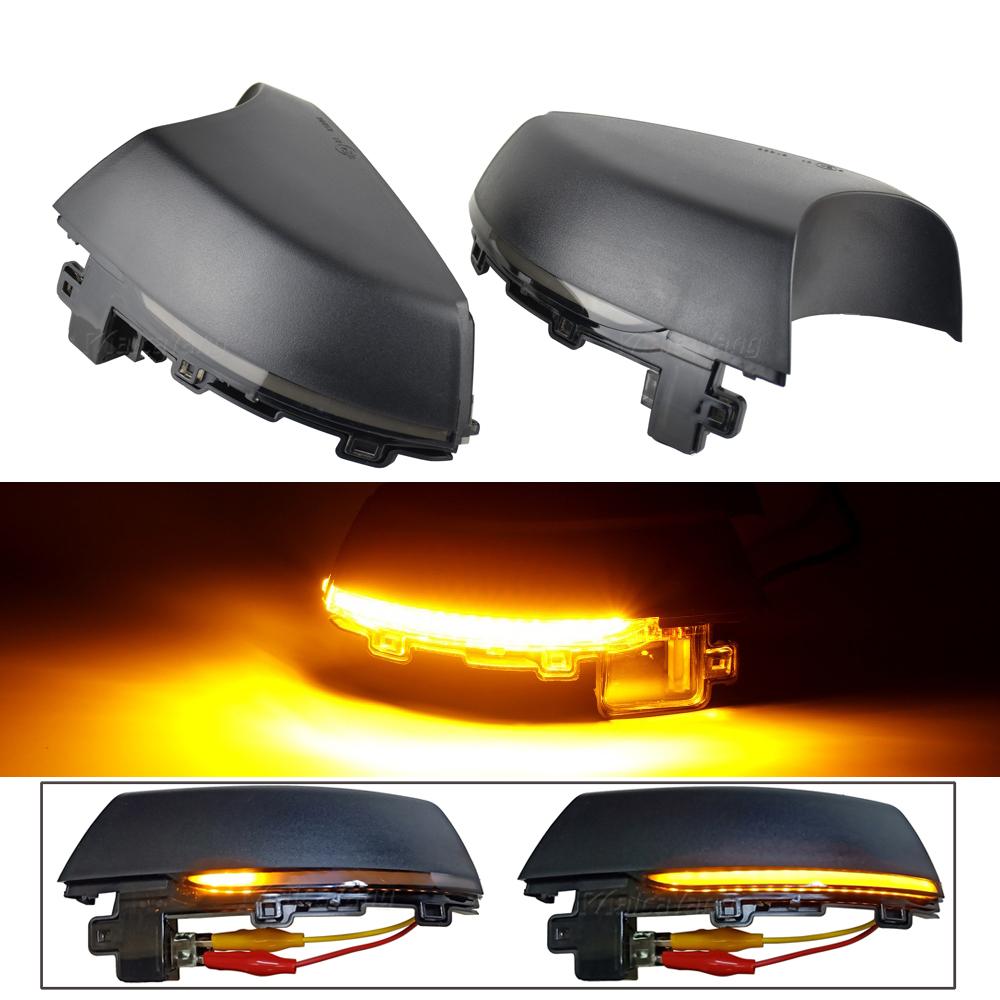 Scroll LED Dynamic Turn Signal Light Side Mirror Flashing Light Repeater Blinker For Volkswagen VW Polo MK5 6R 6C 2009 -2017