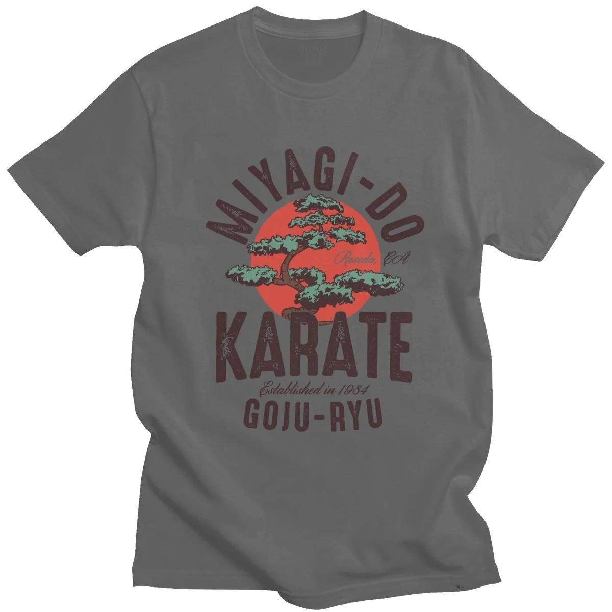 

Vintage Miyagi Do Inspired Karate Kid T Shirt Men Cotton Cobra Kai Tshirt Japanese Kung Fu Tee Tops Short Sleeve T-shirt 65731 XL