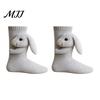 Creative 3D Doll Socks 1 Pair Knit Animal Socks, Fuzzy Cute Novelty Thick Durable Cotton Hand Crocheted Floor Sock, Stuffed Christmas Gift