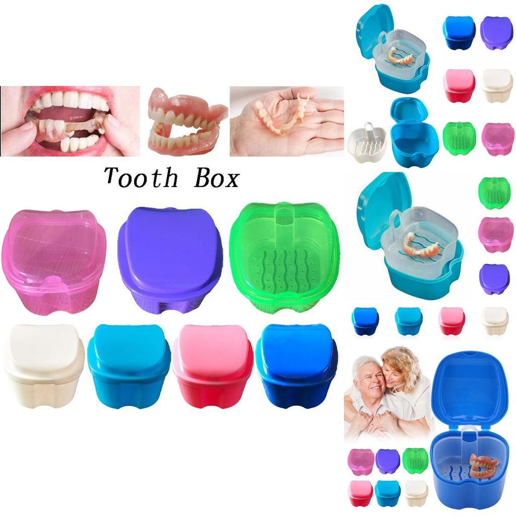 Denture Bath Box Durable And Convenient Storage