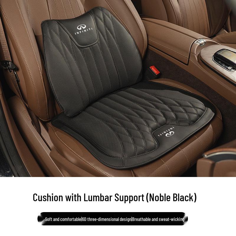 All-Season Seat Cushion with Integrated Lumbar Support for Infiniti Q50L/QX50/QX60/Q70L