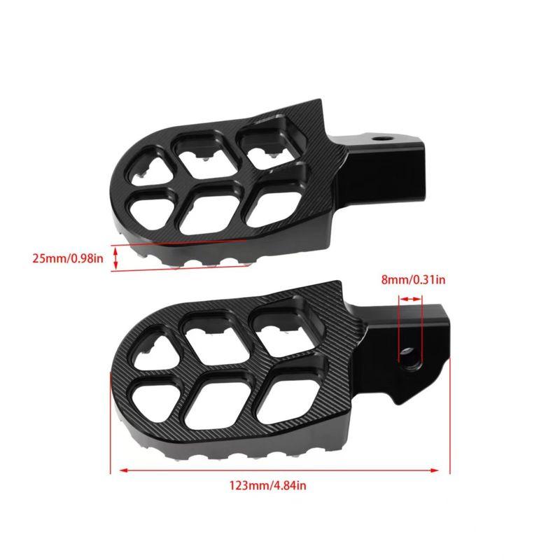 Universal Motorcycle Colorful Footpeg Footrest Foot Pegs For HONDA Footpeg Electric Dirt Bike Pedals Rests For KTM SX SXF EXC