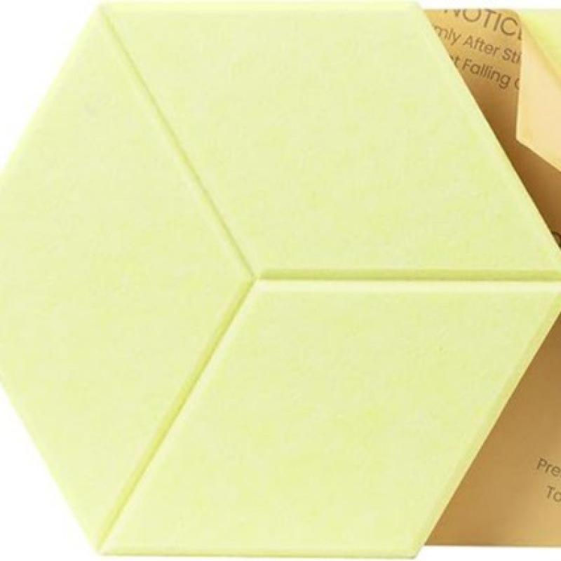 12Pcs Self-adhesive Hexagonal Acoustic Panels Acoustic Foam Panels Y-shaped Liner Design Absorbs Noise and Eliminates