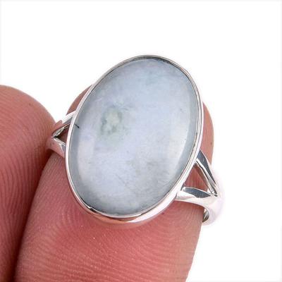 Natural Owyhee Opal Gemstone 925 Solid Sterling Silver Jewelry Ring Size 7 J3m48