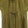 Fred Perry Short Sleeve Long Dress 8 Khaki Women Used