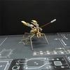 Biene & Wespe 3D Metallpuzzle - Künstlerisches Insektenmodell, Herausforderndes Handgefertigtes Geschenk für Heimdekoration oder Schreibtischzubehör