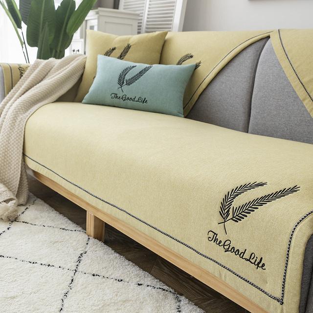 

Чехол для дивана-шезлонга Европейский универсальный чехол для дивана-полотенца нескользящий чехол для дивана для гостиной домашний декор диван-полотенце 1pcs45x45 pillowcase