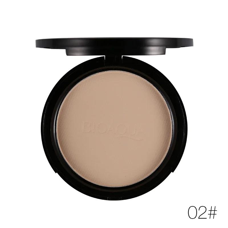 BIOAQUA Face Base Pressed Powder Makeup Matte Smooth Concealer Control Oil Foundation Contour Make Up Cosmetics