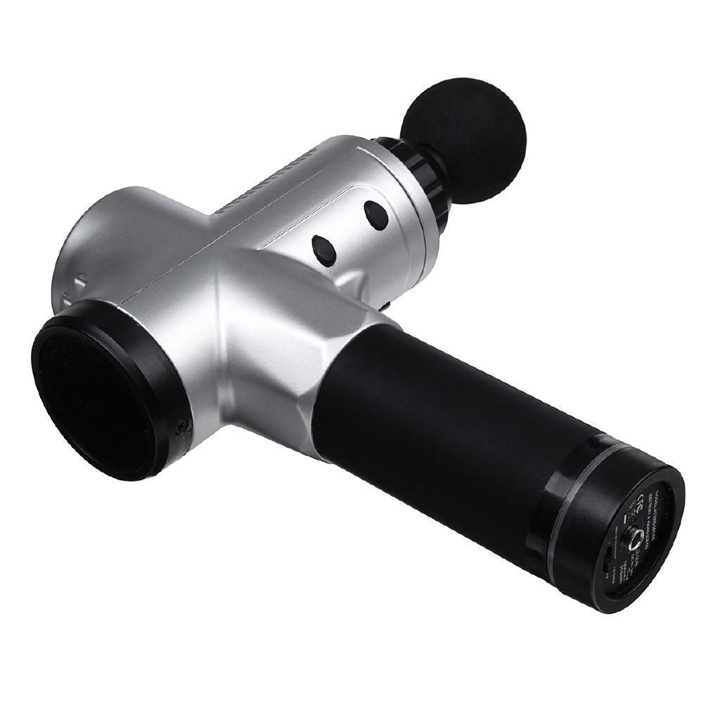 24V LCD Body Muscle Massage Gun Deep Tissue Massager Adjustable Exercising Muscle Pain Relief Body Shaping Therapy Gun
