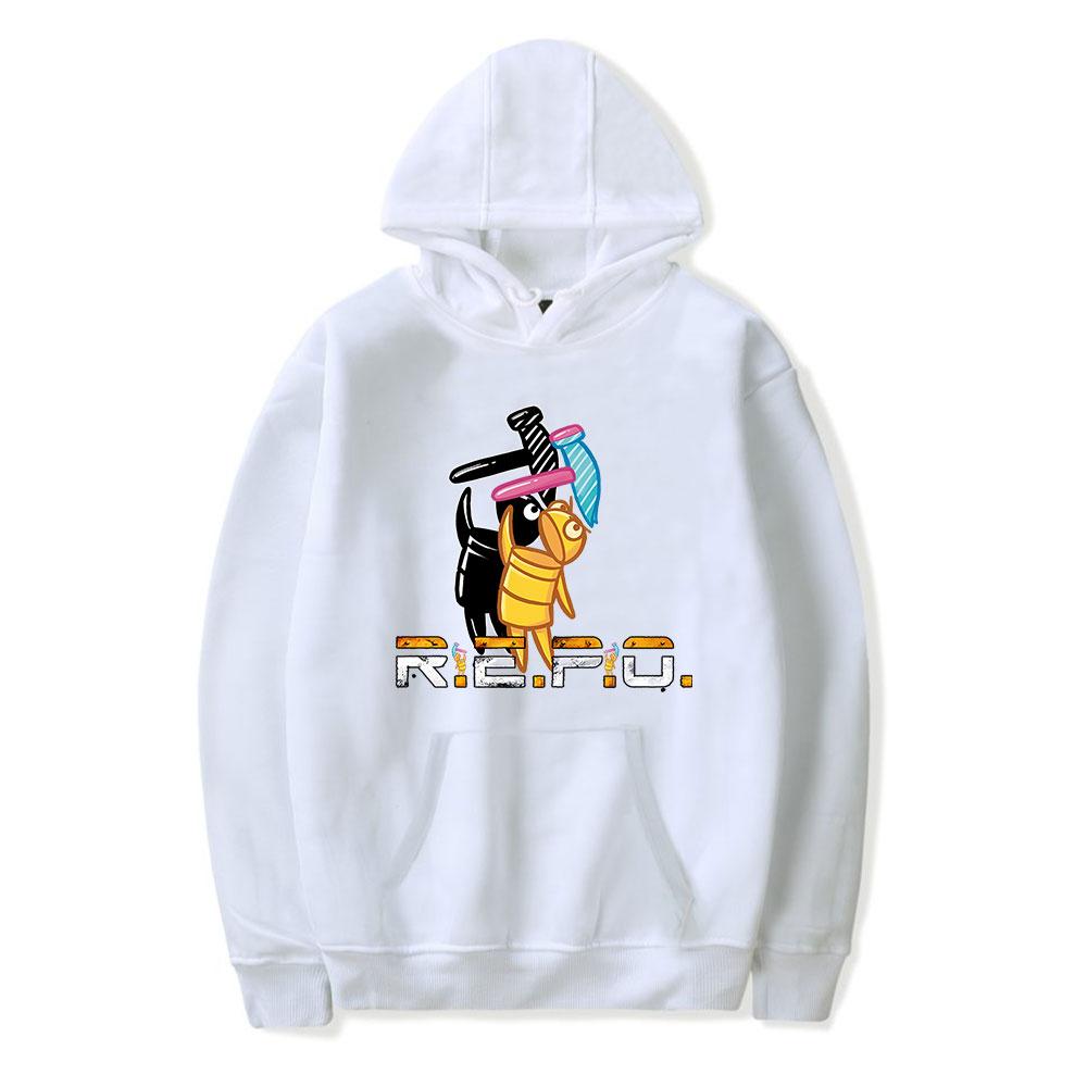 Unisex R.E.P.O. Hoodie Sweatshirt Cartoon Printed Streetwear Hoodies for Men Women