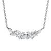 2021 Rose Gold Smile Diamond Necklace - Socialite Clavicle Pendant for Women