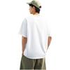 Anta Comfortable Simple Versatile Loose Casual Letter Short Sleeve T-Shirt Men Tops Snow-White 152528127-1