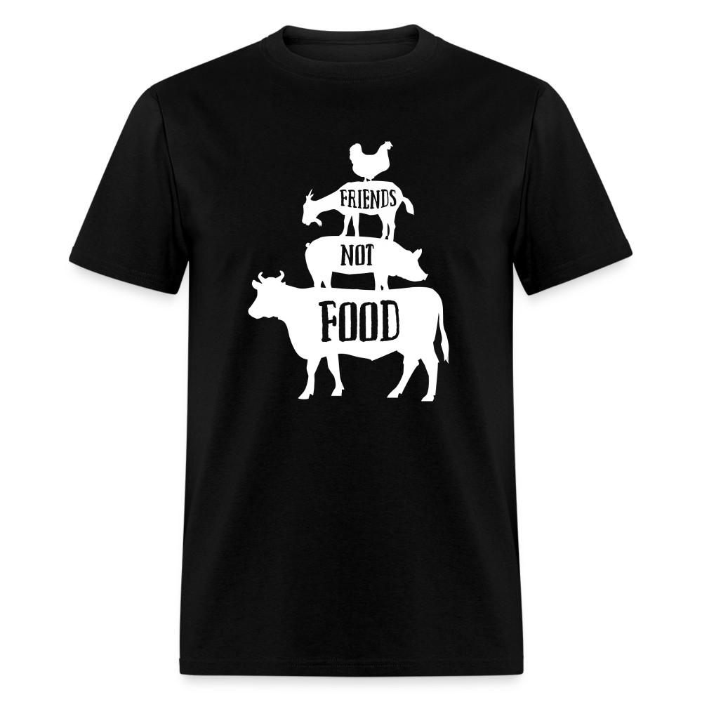 

Friends not food shirt Vegetarian T-Shirt Vegan Farm animals size S-6XL 2XL