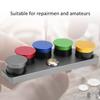 Durable 5 Colors Oil Dish 5-hole Anti-volatile Oil Cup Metal Ceramic Watch Tool Watch Repair