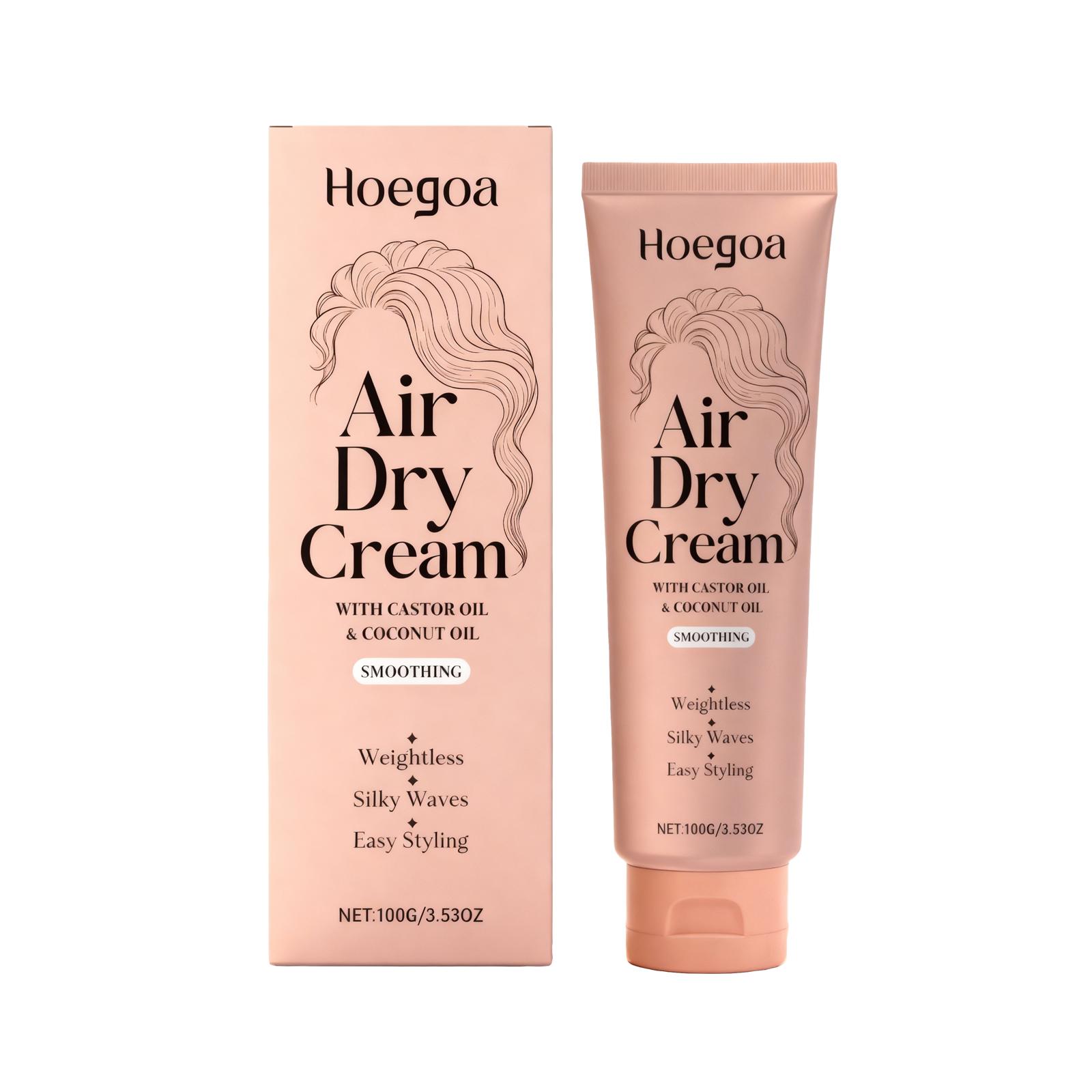 Hoegoa Curl Defining Cream Refreshing Moisturizing Nourishing Hair Natural Curl Defining Hair Cream