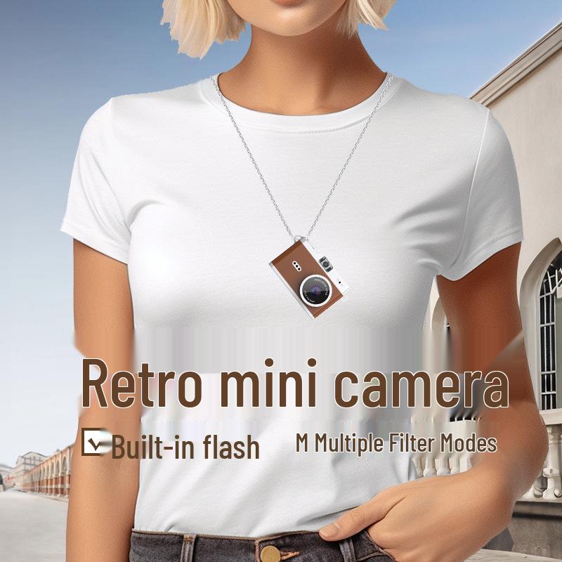 Retro Mini Keychain Camera for Students and Children's Travel Parties