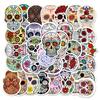50 Popular Horror Skull Series Graffiti Stickers Suitcase Laptop Waterproof Trend Elements