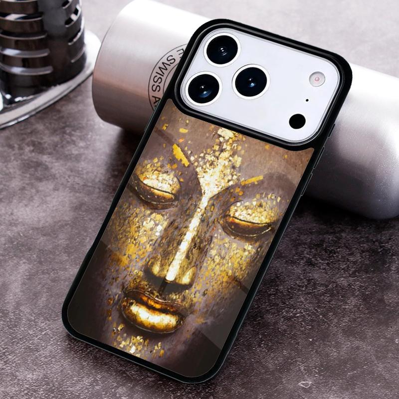 Buddha statue Vintage Phone Case For iPhone 17 16 15 14 13 12 11 Pro Max Plus 17Air Soft Silicone Cover
