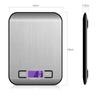 HKY P20 Stainless Steel USB Rechargeable Digital Kitchen Scale 5kg/1g (CN version)