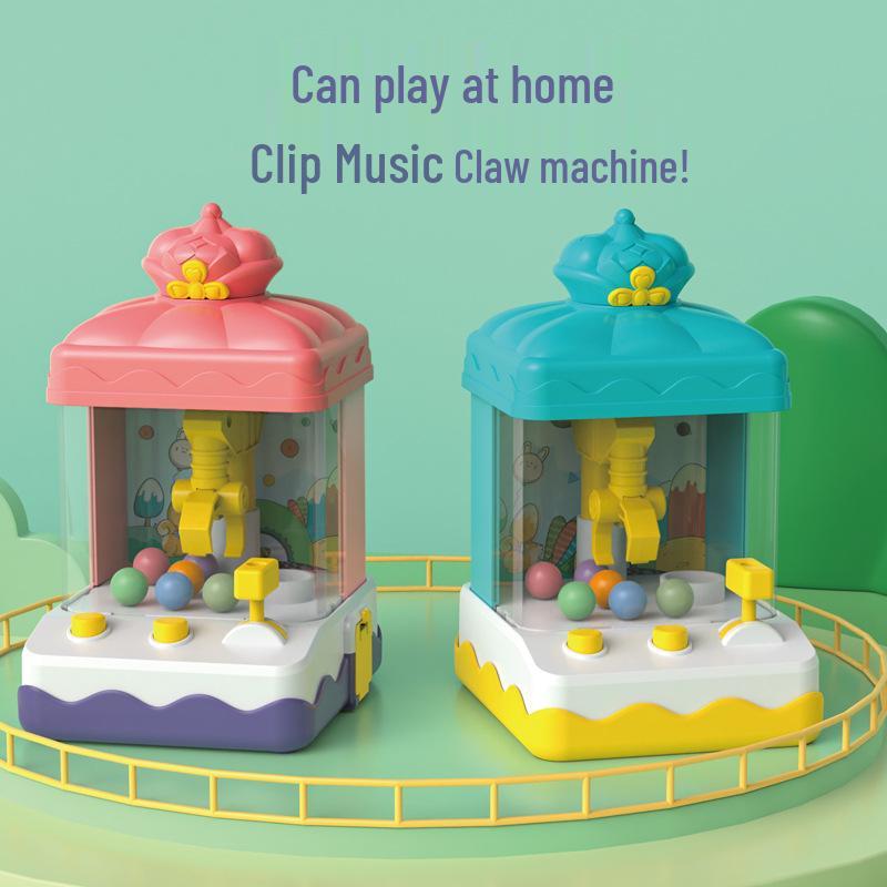 Kid's Mini Claw Machine - Candy, Doll, and Gashapon Toy for Boys and Girls