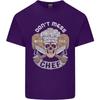 Dont Mess With the Chef Cooking Skull Unisexs Light Cotton TShirt