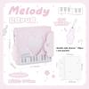 MINKYS Kawaii Wave Pattern PU Leather 3 Ring Kpop Photocard Binder Book 3 Inch One Pocket Idol Card Organizer Storage Book