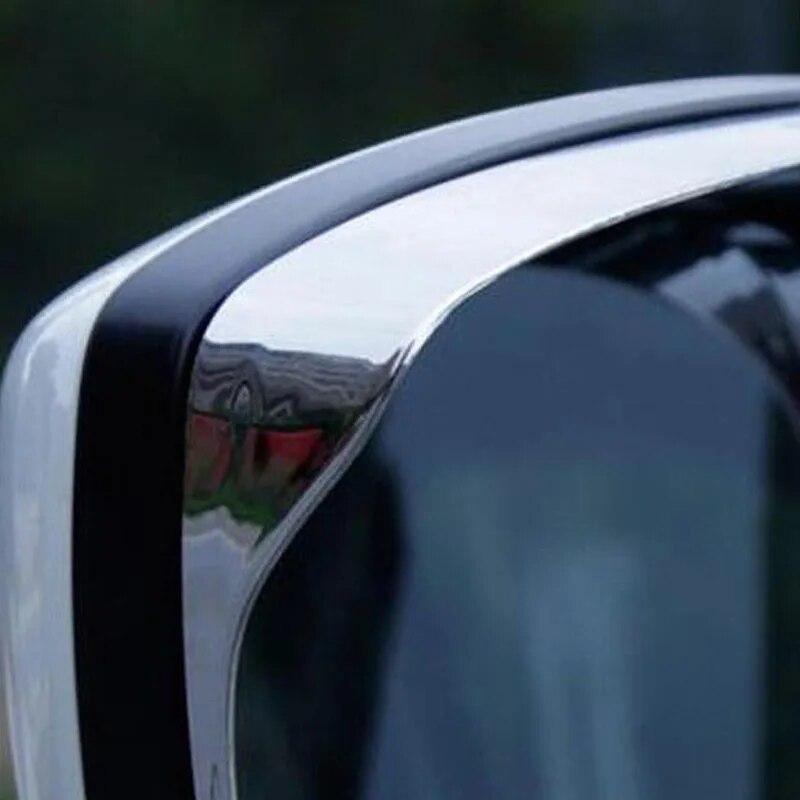 2 buc ABS cromat oglindă retrovizoare pentru ploaie huse pentru sprâncene ornamente pentru Mazda CX-5 CX5 2017 2018 oglindă laterală acoperire pentru viziere de ploaie