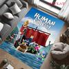 Human Fall Flat Carpet Rug for Living Room Bedroom Home Sofa Decoration,Kids Play Nonslip Floor Mat