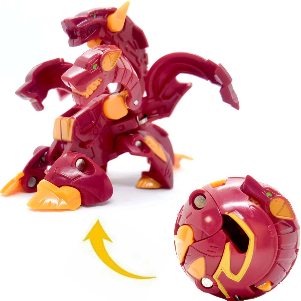 Dark Three Heads Dog 3.8cm Deformed Egg Hyper Dragonoid Battle GameToy