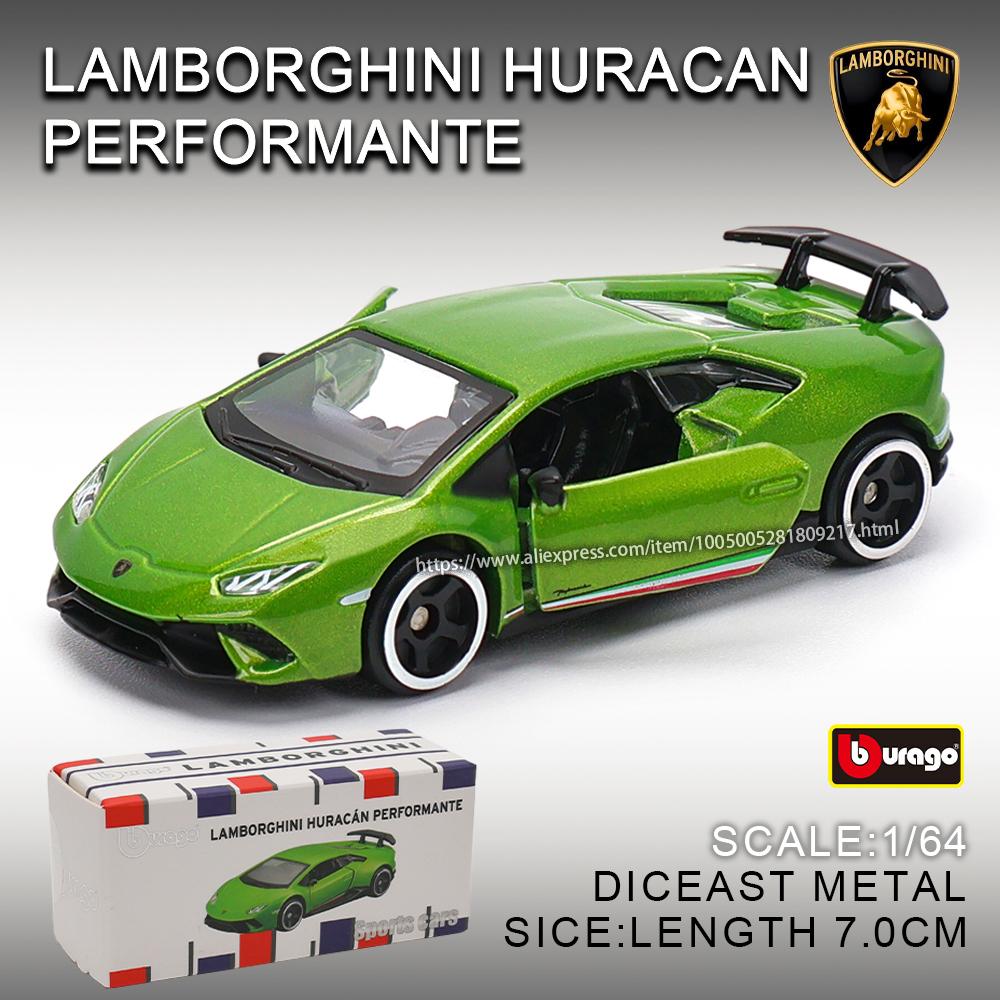 Bburago 1959 CADILLAC Lamborghini Porsche Benz BMW volkswagen Scale Car Model Replica Collection Kids Xmas Gift Toys for Boys