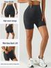 Seamless High-Waisted Matte Yoga Pants - Quick-Dry Slimming Capri with Hip Lift Design