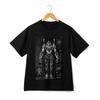 Mecha Design Blueprint Printed T-shirt, Unisex Short-Sleeve Top