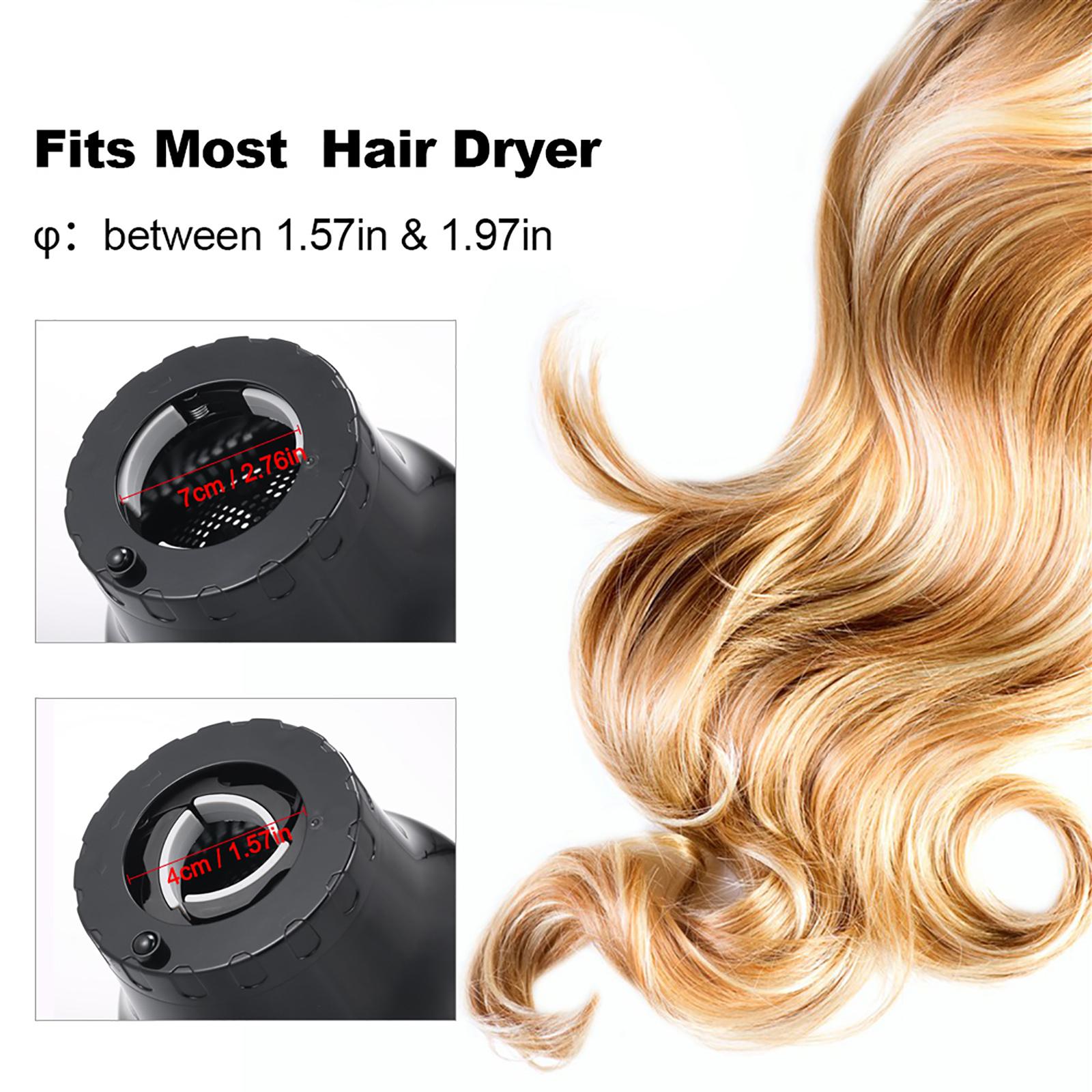 

Bestauty Hair Dryer Diffuser Adjustable Blow Dryers Diffuser for Curly or Wavy Hair Styling Accessories чёрный
