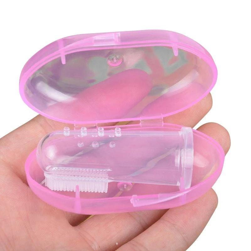 Super Soft Pet Finger Toothbrush Teddy Dog Brush Bad Breath Tartar Teeth Care Tool Dog Cat Cleaning  Pet Supplies