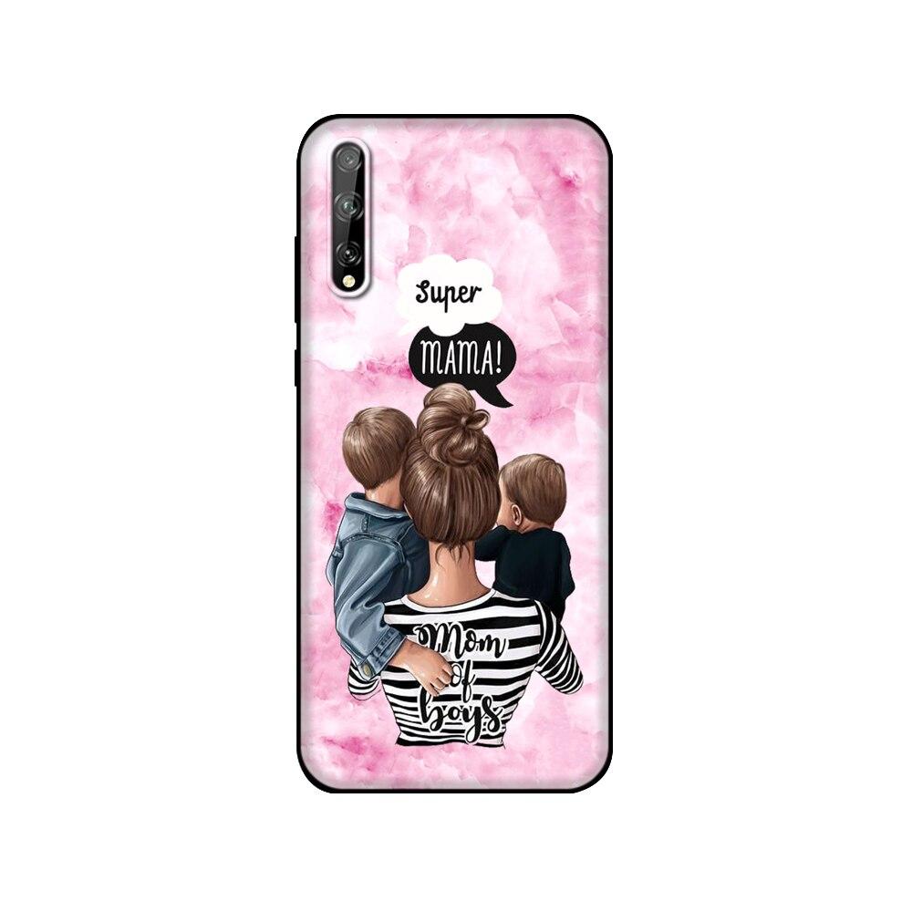 Für Huawei Y8P Hülle 6.3" Weiches Silikon Tpu Handyhülle Auf Huawei y8p 2020 Y 8P AQM-LX1 Rückseite huaweiy8p Bumper Funda schwarze tpu Hülle