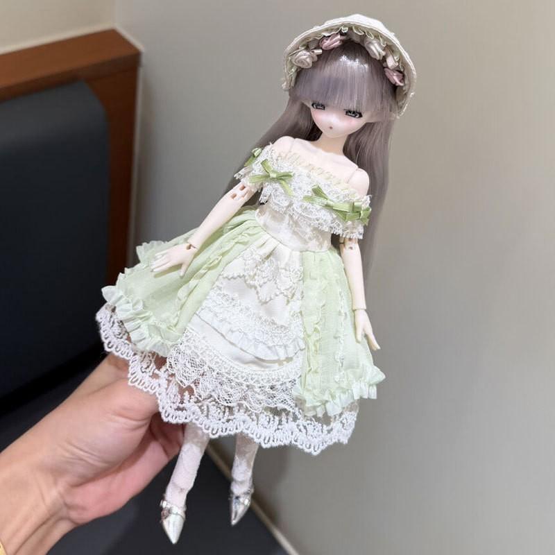 6-inch BJD Doll Outfit Set Azone Ob22 Ob24 30cm Customizable Angelic Cosplay Costume No Included