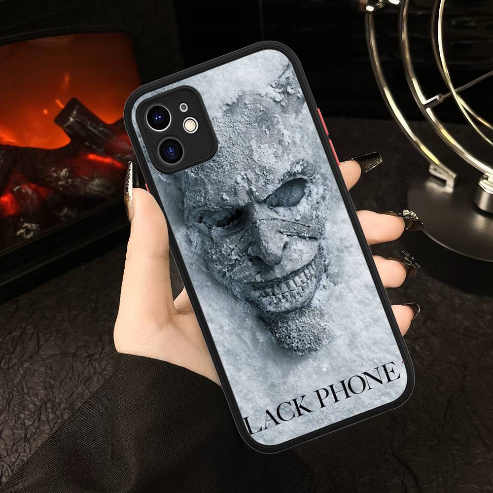 Horror Movie The B-Black P-Phone Phone Cases For IPhone 16 15 14 Plus 13 12 11 Pro Max Matte Oft Bumper Phone Cover