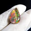 Boulder Opal Lab Created 9 Ct Pear Certified Beautiful Loose Gemstone