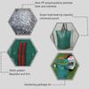 Sac de jardin - 272 L (Lot de 4) - Autoportant et pliable - Indéchirable réutilisable - 4 poignées renforcées