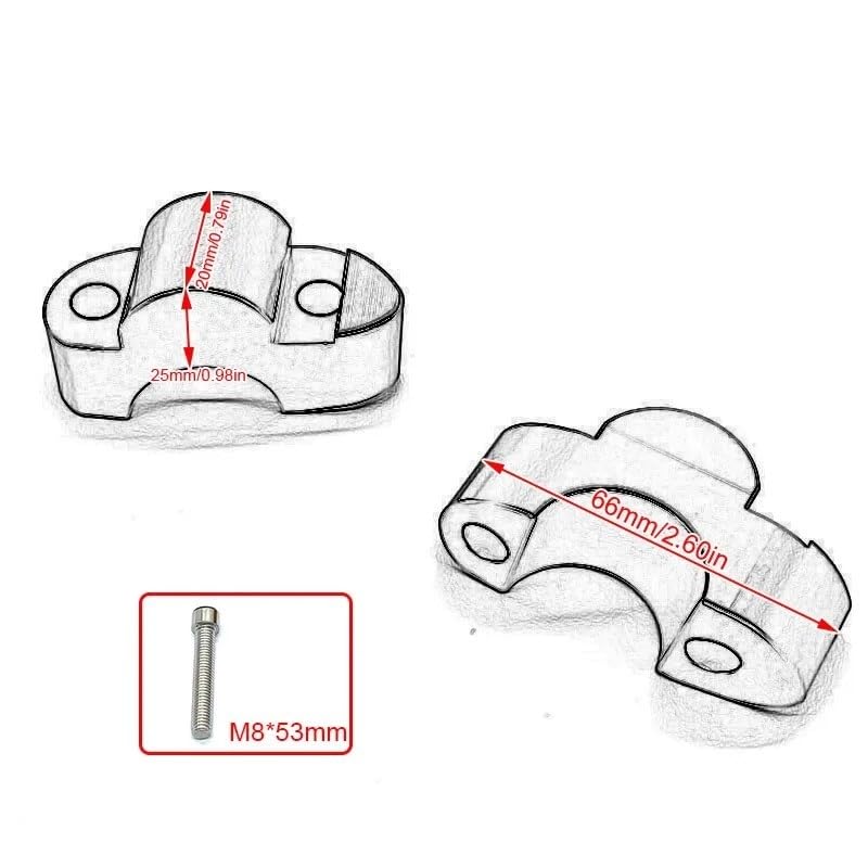 Motorcycle Handlebar Clamp Riser Suzuki GSX S GSX-S 1000 S1000 F 2015-2023 GSXS1000GT S1000GT