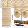 Shades Self-adhesive Half Windows Non-woven Folding Curtain Bathroom Balcony Living Room Balcony Curtains Pleated Blinds