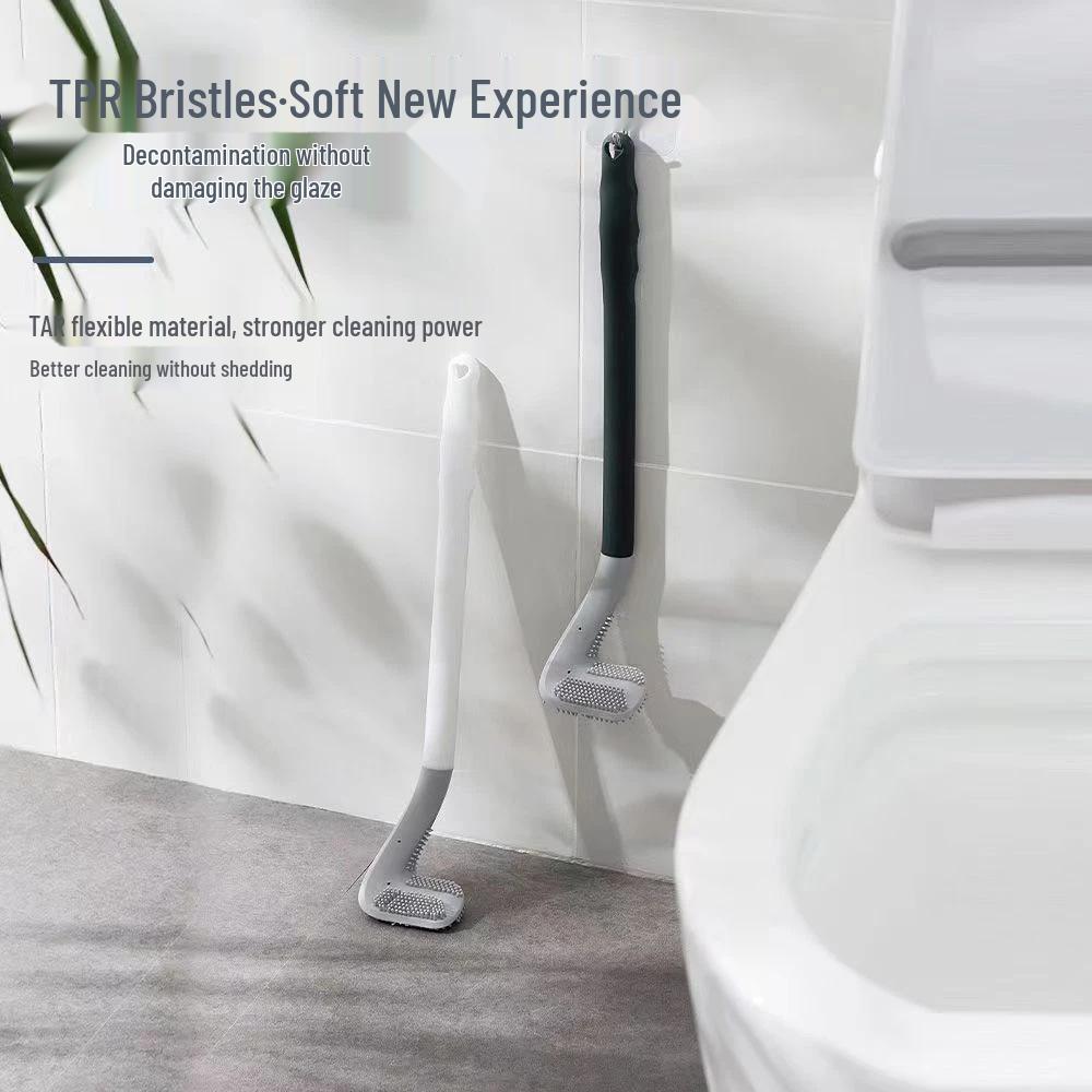 Golf Silicone Long Handle Toilet Brush 2025 - New Household Bathroom Cleaner