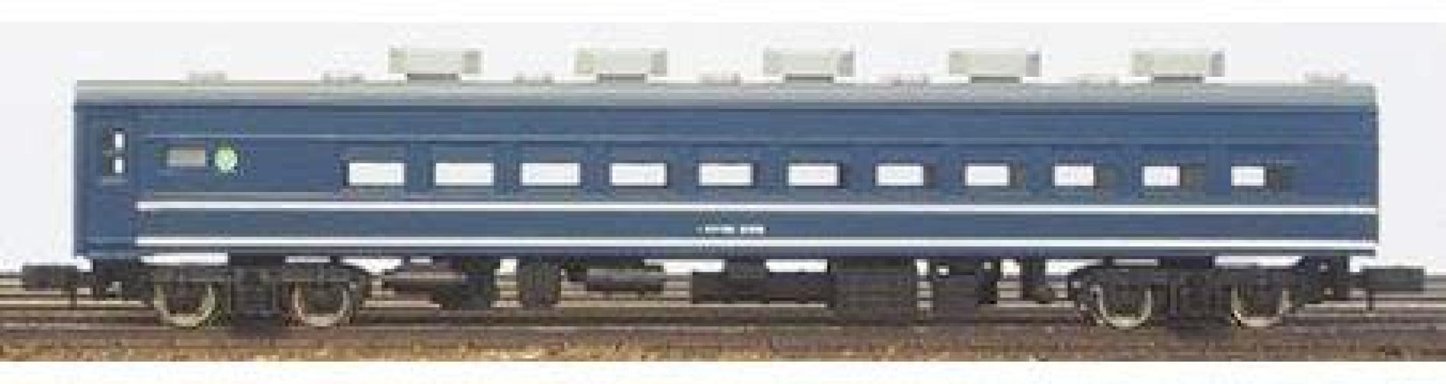

Greenmax N Gauge Type Blue with Two White Lines 11037 Model Train Passenger Car Pre-Colored Slo81/Slofu81