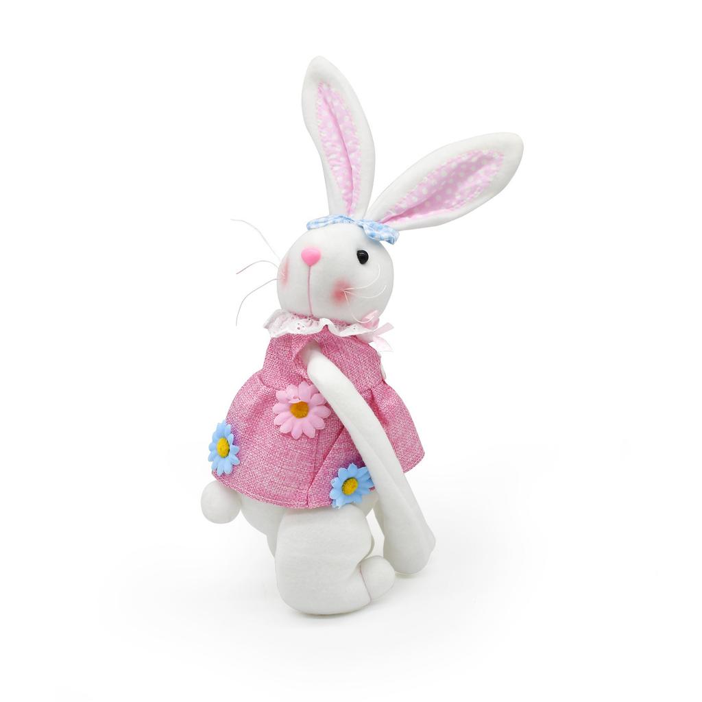 Easter Bunny Decoration Plush Hug Doll Couple Cute Hug Curtain Hug Tree Doll Atmosphere Layout Pendant