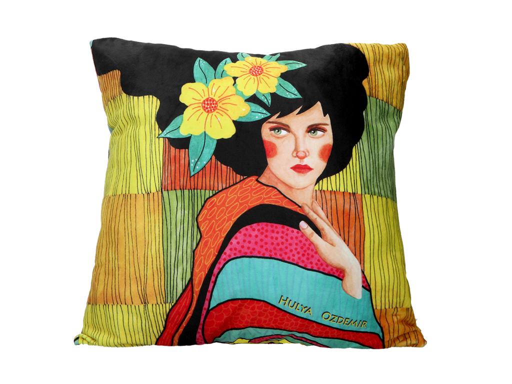 Pillow With Filling Hulya Ozdemir Tell Me Pillowcase With Zipper Art