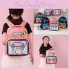 Breathable Lightweight Nylon Kids Backpack With Cute Cartoon Design For School