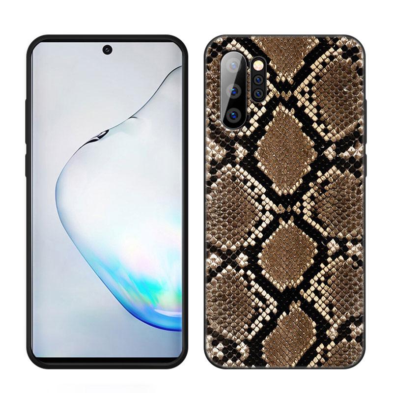 Fashion Snake Skin Phone Case For Samsung M30 M31 S Note 10 20 M04 M13 M32 M14 M23 M33 M34 M42 M52 M53 M54 M11 M12 M21 M22 M51