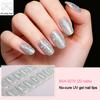 Tiras de Gel para Unhas Leopardo com Lixa Fácil de Aplicar Remover Autocolantes de Unhas Decalques Mulheres Meninas Manicure em Casa DIY Esmalte Wrap Arte de Unhas