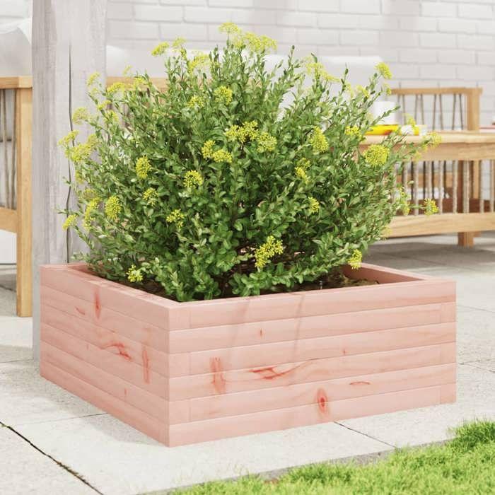VidaXL Planter 60x60x23 Cm Solid Douglas Wood, Outdoor Planter, Flower Box, Plant Box, Planter of 847191